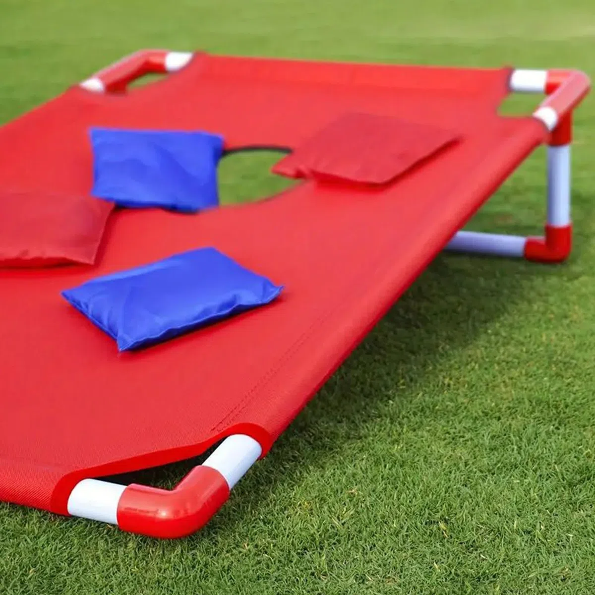 Jeu De Cornhole,Set De Jeu Léger Cornhole | Jeu Portable Gain De Place avec Sac De Rangement pour Jardin Camping Plage Intérieur Extérieur