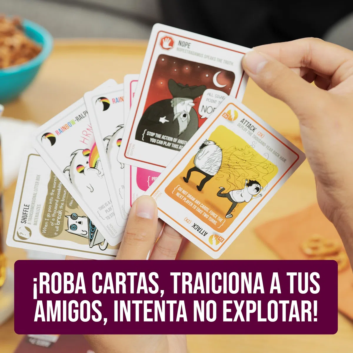 Exploding Kittens Party Pack EKIEK04ES Jeu de société 2-10 joueurs - Version Espagnole